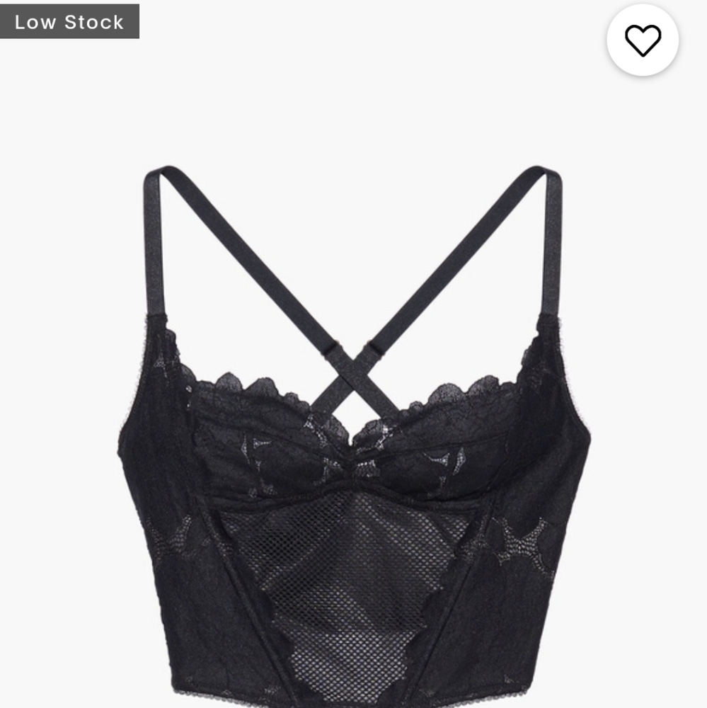 Savage x Fenty Floral Glow Lace Bustier